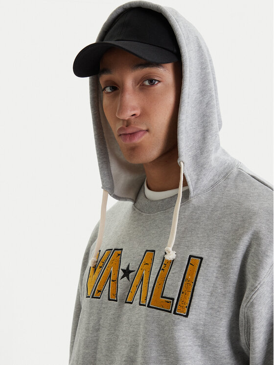 RVCA RVCA Felpa Va X Ali 23A413500 Grigio Regular Fit