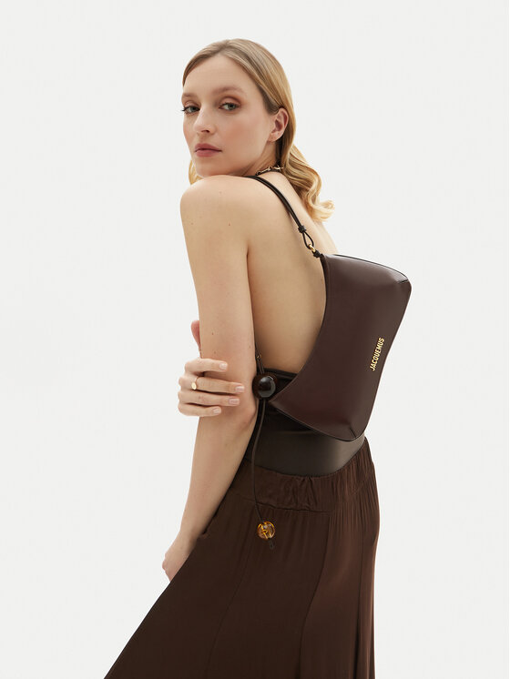 JACQUEMUS JACQUEMUS Kabelka Le Bisou Perle 23E231BA057-3000 Hnedá