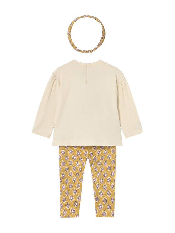 Mayoral Mayoral Set Bluse und Leggings 2744 Gelb Regular Fit