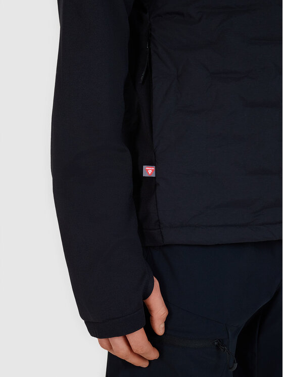 4F 4F Kurtka outdoor HALNY Czarny Slim Fit