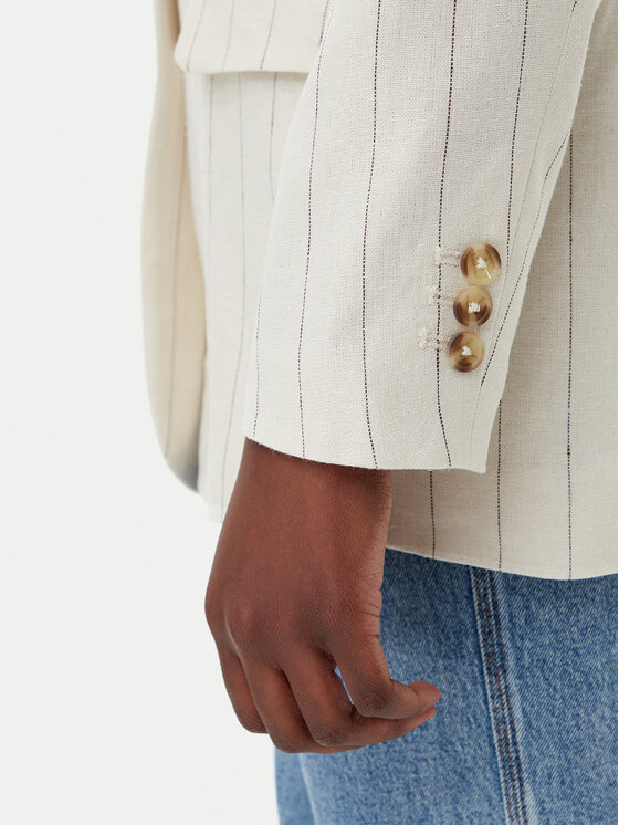 Vero Moda Vero Moda Marynarka Mindy 10304657 Beżowy Oversize