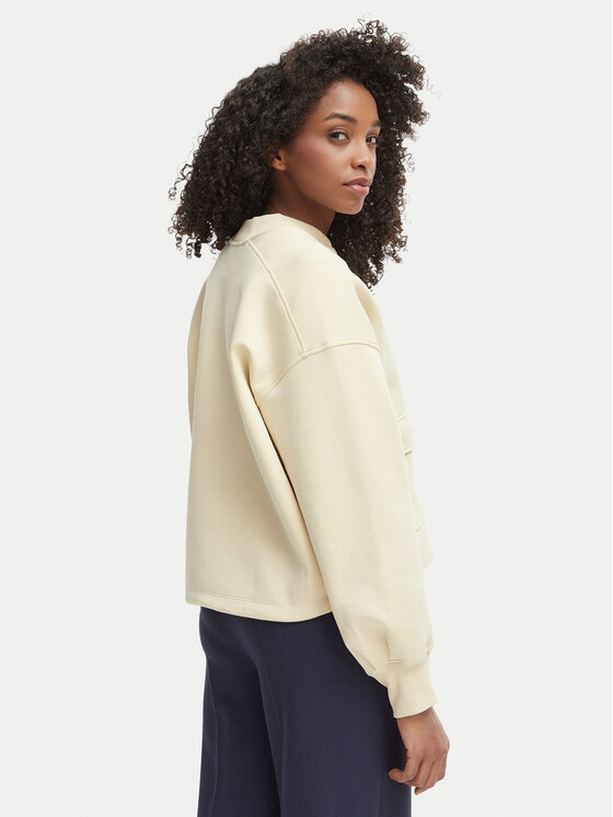 Tommy Hilfiger Tommy Hilfiger Felpa WW0WW48730 Beige chiaro Relaxed Fit