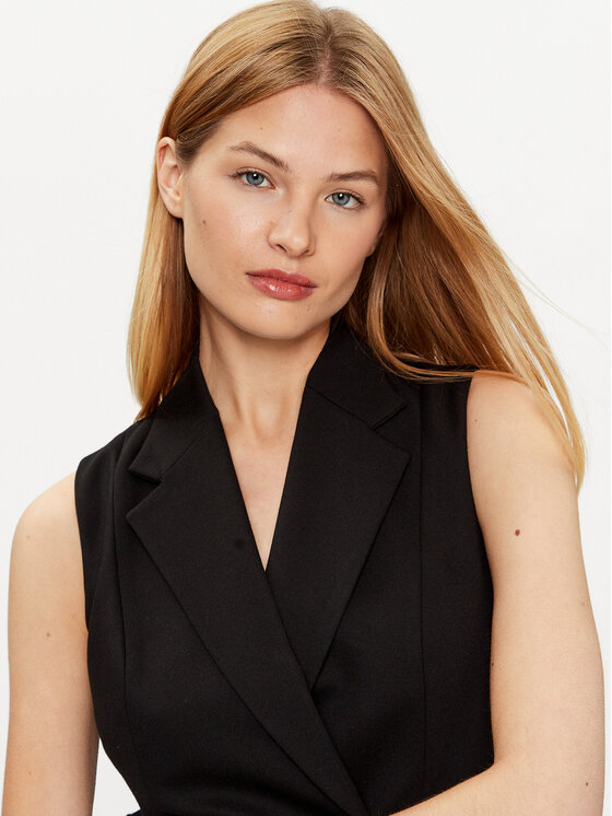 KARL LAGERFELD KARL LAGERFELD Ежедневна рокля Punto 231W1312 Черен Regular Fit