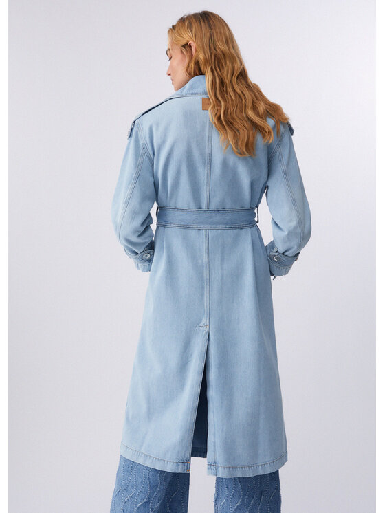 Liu Jo Liu Jo Trench UA6174D031979011 Blu Regular Fit