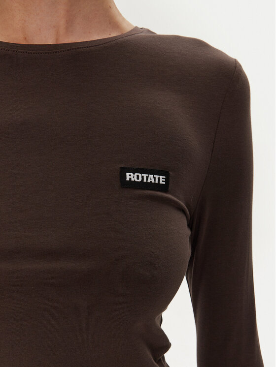 ROTATE ROTATE Μπλουζάκι Zildu 113132573 Καφέ Regular Fit