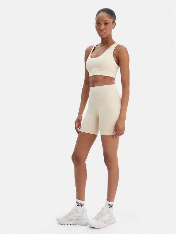 Reebok Reebok Sporta šorti Reebok x Ewa Chodakowska RK25618CCW Bēšs Slim Fit