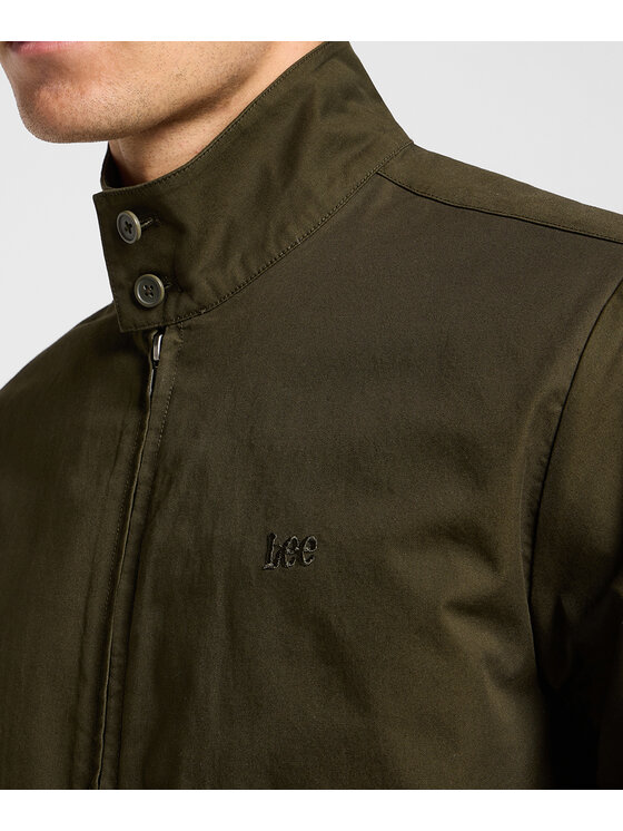 Lee Lee Kurtka przeciwdeszczowa 112363662 Zielony Regular Fit