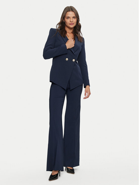 Rinascimento Rinascimento Marynarka CFC0119980003 Granatowy Regular Fit