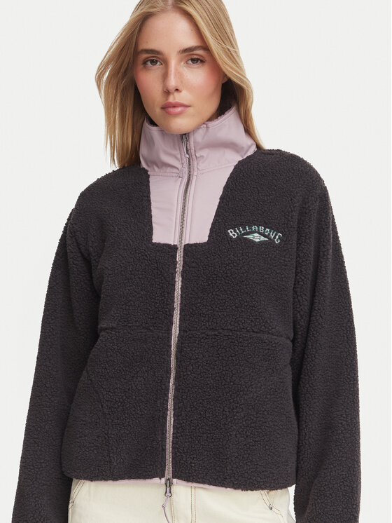 Billabong Billabong Polár kabát EBJPF00137 Sötétszürke Relaxed Fit