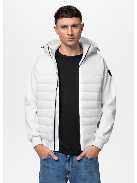 PITBULL PITBULL Kurtka przejściowa PALOMAR Biały Regular Fit