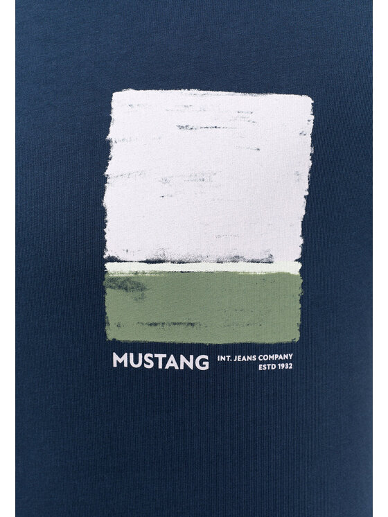 Mustang Mustang T-shirt ALVARADO Blu Loose Fit