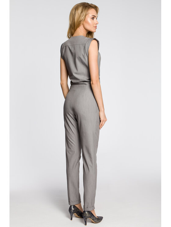 Made of Emotion Made of Emotion Overal M196 Šedá Casual Fit