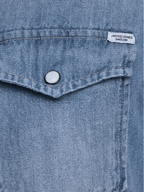 Jack&Jones Jack&Jones Srajca Sheridan 12138115 Modra Slim Fit