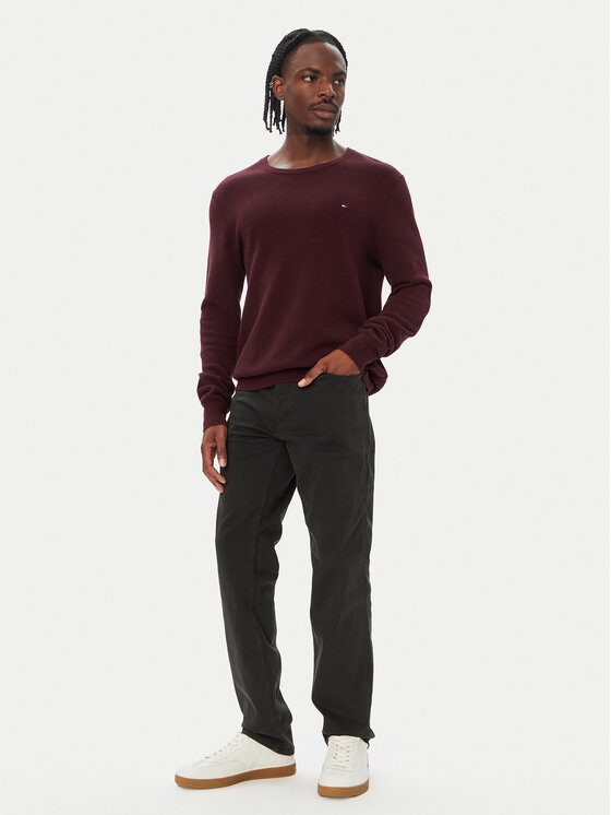 Tommy Jeans Tommy Jeans Παντελόνι υφασμάτινο Ryan DM0DM23732 Μαύρο Straight Fit