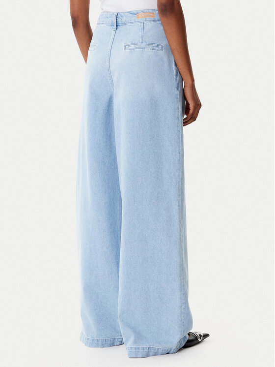 Armani Exchange Armani Exchange Jeansy XW001105 AF14494 MB003 Modrá Wide Leg