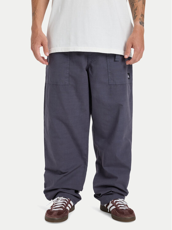 Quiksilver Quiksilver Pantaloni cargo Double Crown EQYNP03326 Gri Oversize