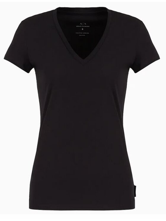 Armani Exchange Armani Exchange Tričko 8NYTDH YJ16Z 1200 Čierna Regular Fit