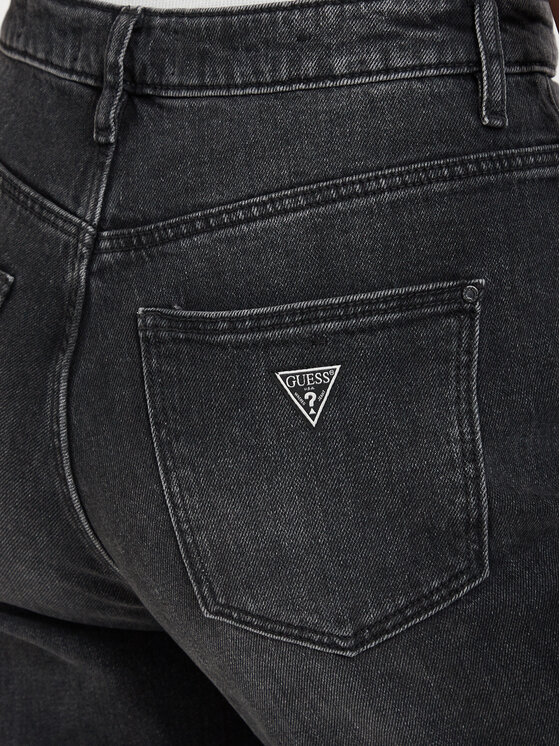 Guess Guess Τζιν W2YA21 D4QD1 Μαύρο Mom Fit