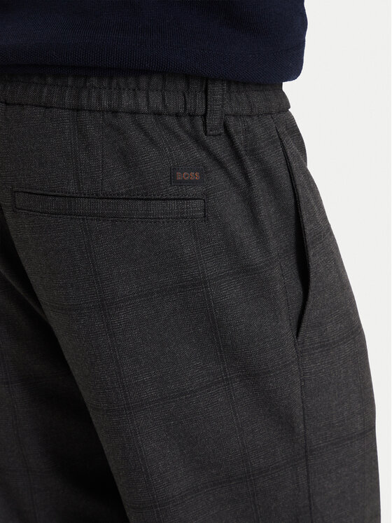 BOSS BOSS Чино панталони 50571678 Черен Tapered Fit