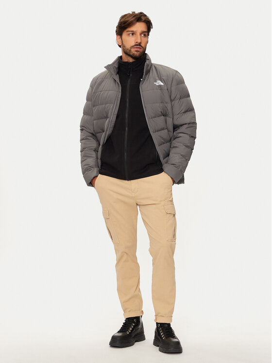 The North Face The North Face Kurtka puchowa Aconcaqua NF0A84HZ Szary Regular Fit