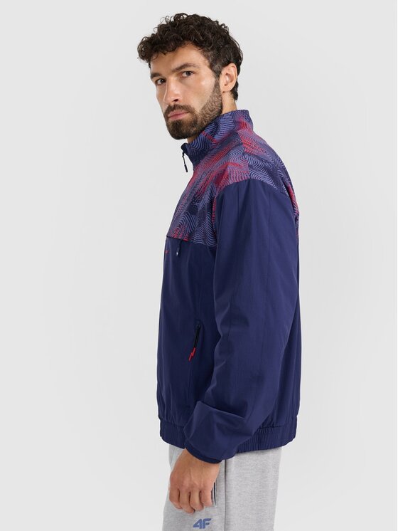 4F 4F Giacca di transizione 4FRAW25TSWSM2483-31S Blu scuro Regular Fit