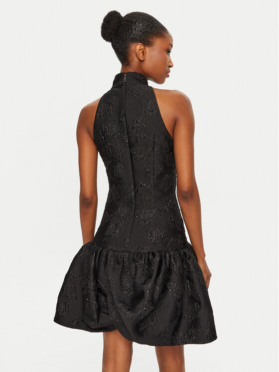 ROTATE ROTATE Коктейльна сукня 113663100 Чорний Slim Fit