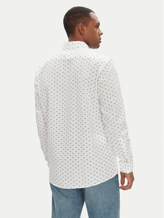 HUGO HUGO Cămașă Valerio 50539802 Alb Modern Fit