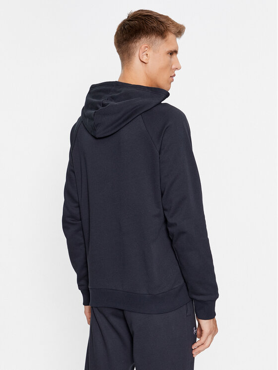 Under Armour Under Armour Majica dugih rukava Ua Rival Fleece Hoodie 1379757 Crna Loose Fit