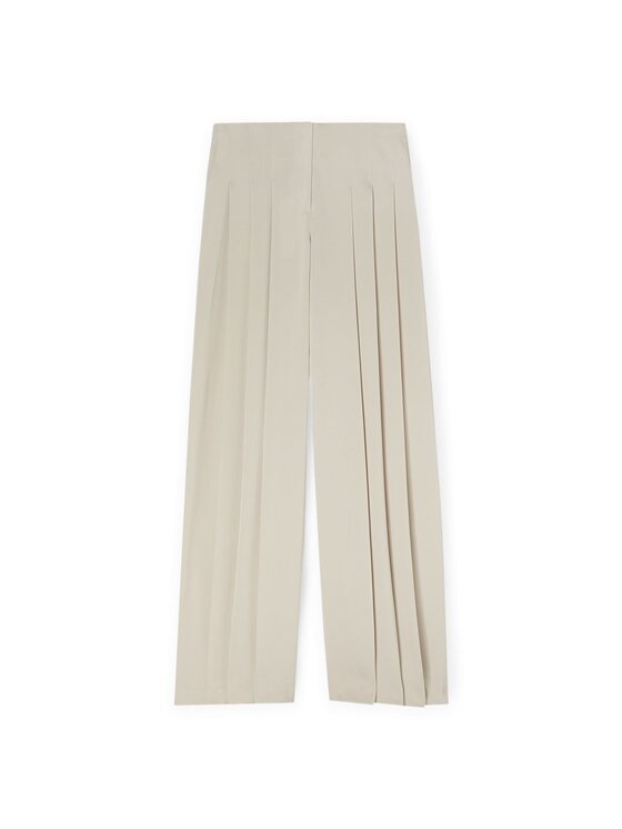 Motivi Motivi Pantaloni di tessuto P009Q004207N002 Bianco Baggy Fit