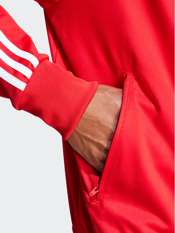 adidas adidas Pulóver adicolor Classics IJ7060 Piros Loose Fit