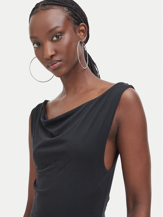Juicy Couture Juicy Couture Vsakodnevna obleka JCWED226330 Črna Slim Fit