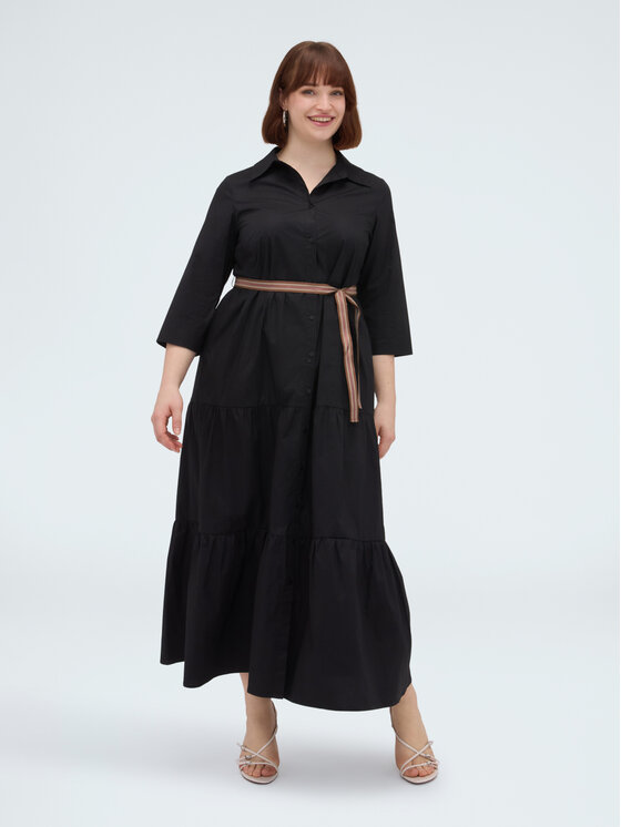 Fiorella Rubino Fiorella Rubino Sukienka wieczorowa 7048T001779N033 Czarny A-Line Fit