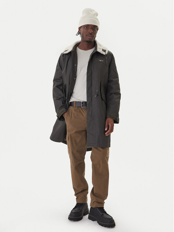 Aeronautica Militare Aeronautica Militare Parka 252AB3020UCT04215 Zielony Regular Fit