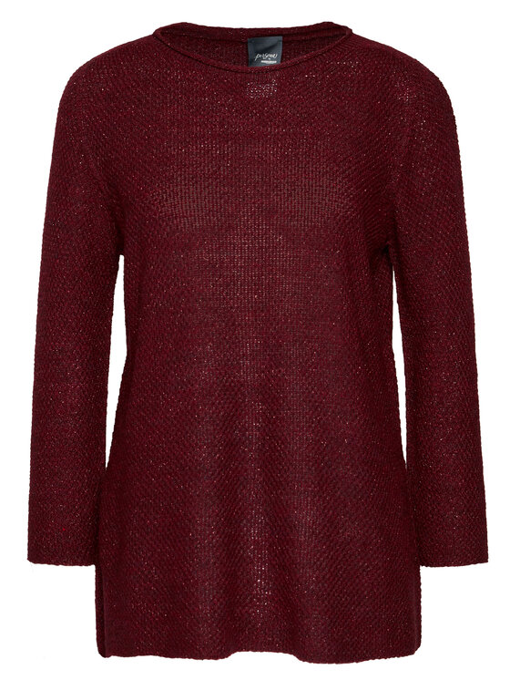 Persona by Marina Rinaldi Persona by Marina Rinaldi Kampsun 1363350 Bordoopunane Regular Fit