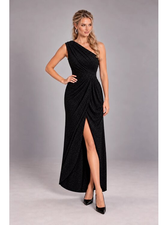 Aurora Aurora Sukienka wieczorowa Eris Czarny Feminine Fit