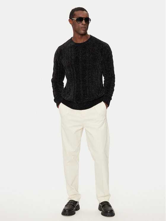 Guess Guess Džemper M4BR25 Z3HH2 Crna Regular Fit