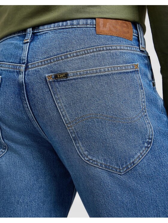 Lee Lee Jeansy Daren Zip Fly Niebieski Regular Fit