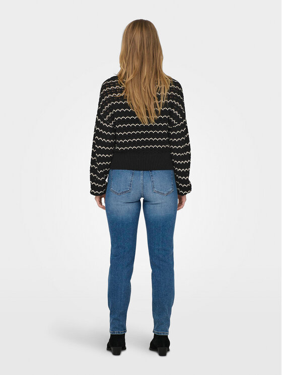 ONLY ONLY Sweter Asa 15310527 Czarny Regular Fit
