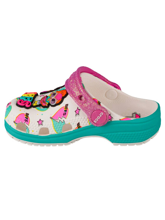 Crocs Crocs Ciabatte Crocs LOL Surprise BFF Kids Classic Clog Bianco