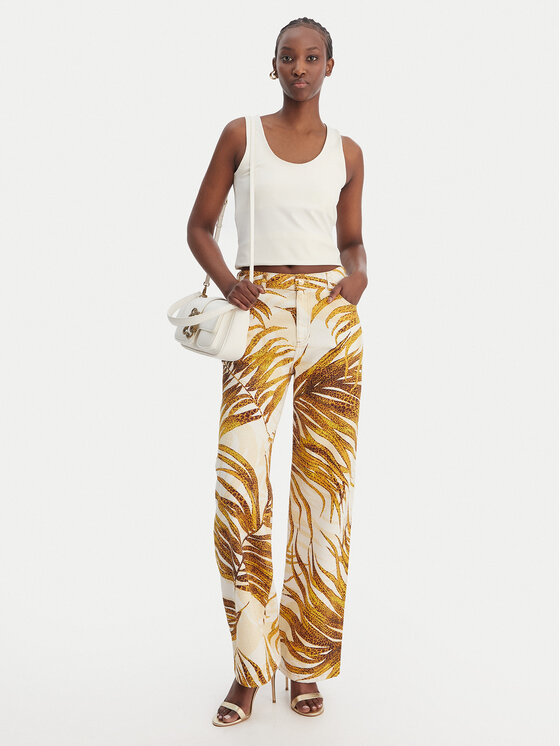 Just Cavalli Just Cavalli Τζιν 80PAB5L8 CESCB Εκρού Loose Fit