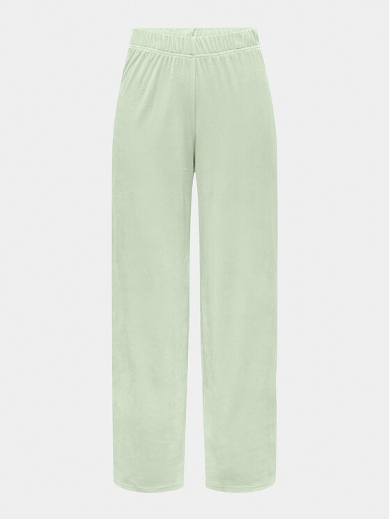 ONLY ONLY Úpletové kalhoty Rebel 15311822 Zelená Straight Fit