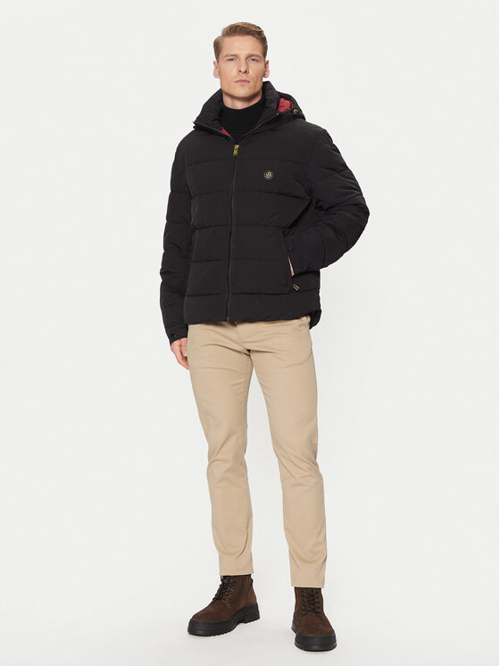 BOSS BOSS Ziemas jaka Cunol_LNY 50534440 Melns Regular Fit