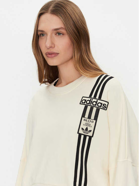 adidas adidas Majica dugih rukava Adibreak JD0084 Écru Regular Fit