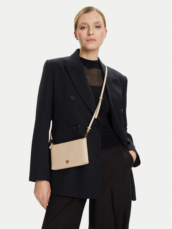 PINKO PINKO Rankinė Flat Horizontal Mini AI 25-26 104277 A0F1 Smėlio