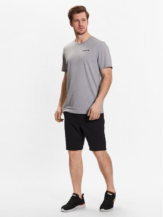 Skechers Skechers Szorty sportowe Skechers Explore Short Czarny Regular Fit
