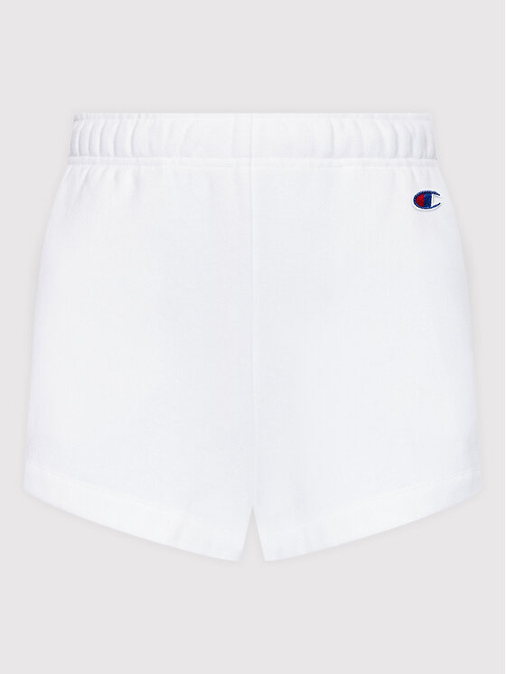 Champion Champion Sportske kratke hlače 115107 Bijela Regular Fit