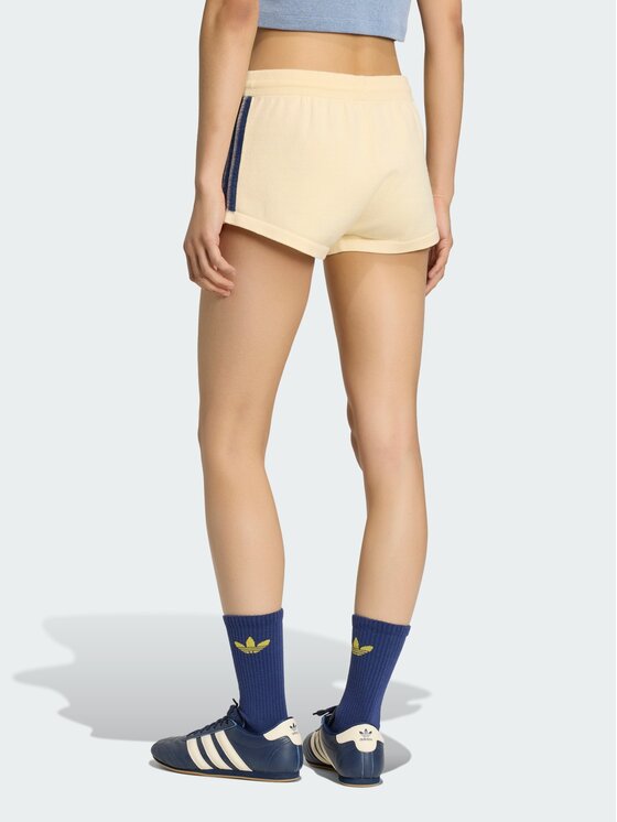 adidas adidas Szorty materiałowe 165123 Żółty Regular Fit