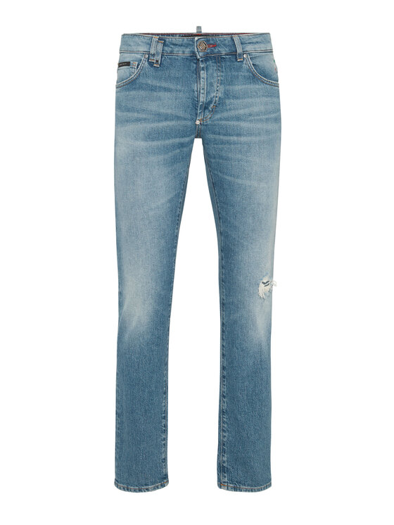 PHILIPP PLEIN PHILIPP PLEIN Jeansy 25443 Niebieski Straight Leg