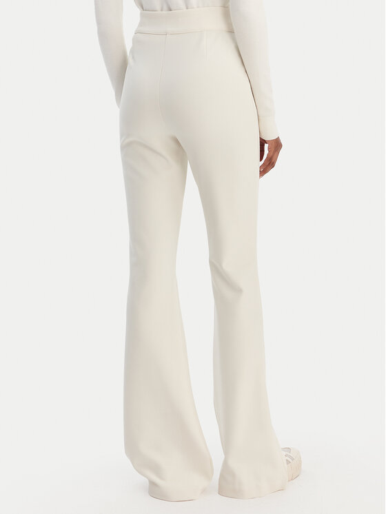 Guess Guess Hlače iz tkanine W4YB01 KCBO2 Bež Flare Fit