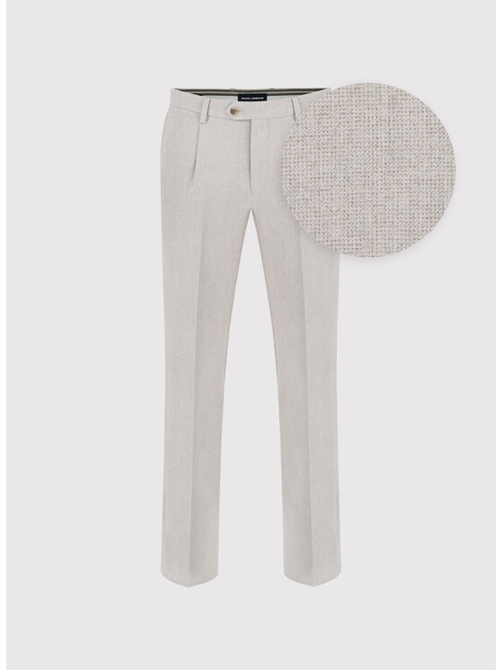 Pako Lorente Pako Lorente Spodnie materiałowe P26WF-WX-007 Beżowy Slim Fit
